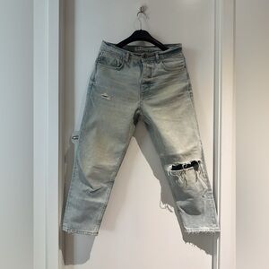 ⏰Last Chance Offer⏰ Zara Men's Relaxed Light Gray Jeans